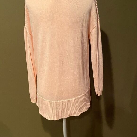 Chico’s Light Pink Sweater Size Small - Picture 6 of 12
